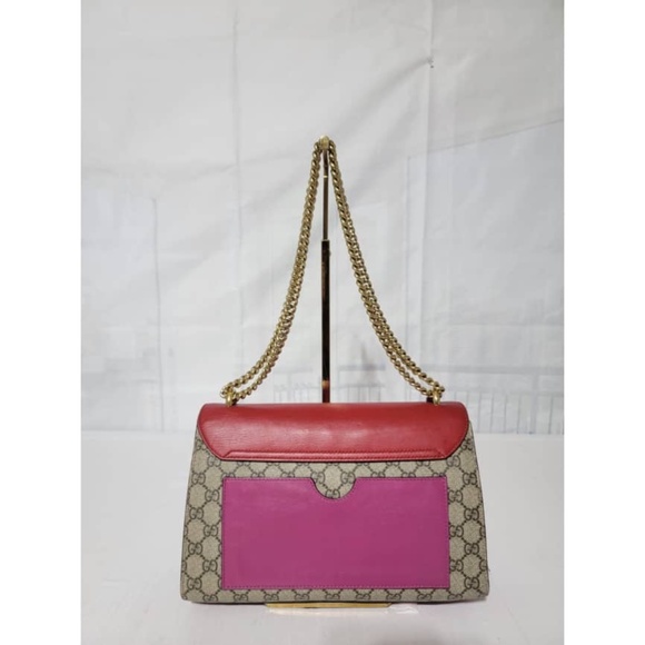 Authentic GUCCI GG Supreme Monogram Calfskin Medium Padlock Shoulder Bag - Picture 5 of 16